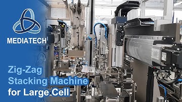 Zig-Zag Stacking Machine for Large Pouch Cell