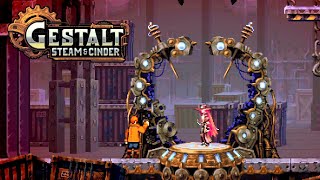 Gestalt: Steam & Cinder gameplay | 2D platforming in an stunning Steampunk World