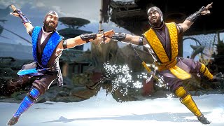 MK11 All Characters Ice Skate & Head Spin (All Characters Perform Frost's FRIENDSHIP)