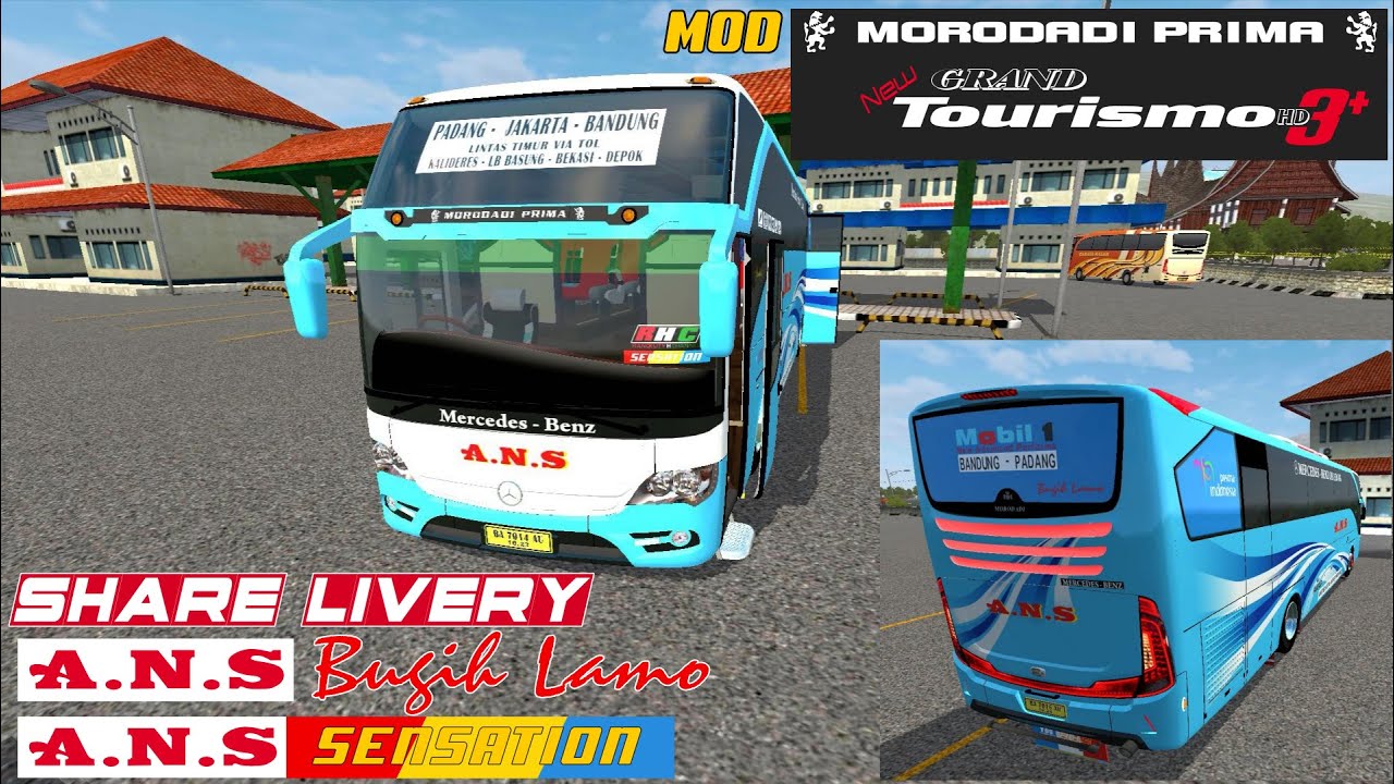 Livery Bus Ans / Skin Bus Simulator Indonesia Bussid