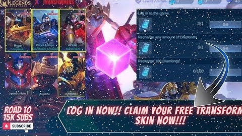 HOW TO GET "FREE" TRANSFORMERS SKIN USING FREE TOKENS IN MLBB X TRANSFORMERS GUIDE EVENT | MLBB