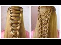 Beautiful Everyday Hairstyles for Open Hair ❤️ Step by Step Tutorial ❤️ Coiffures Simples et Rapides