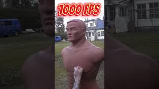 1000 fps slow motion BOB XL Body Punch
