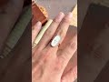 Christianartworkshop Cross Accent Glaze Double-Band Ring