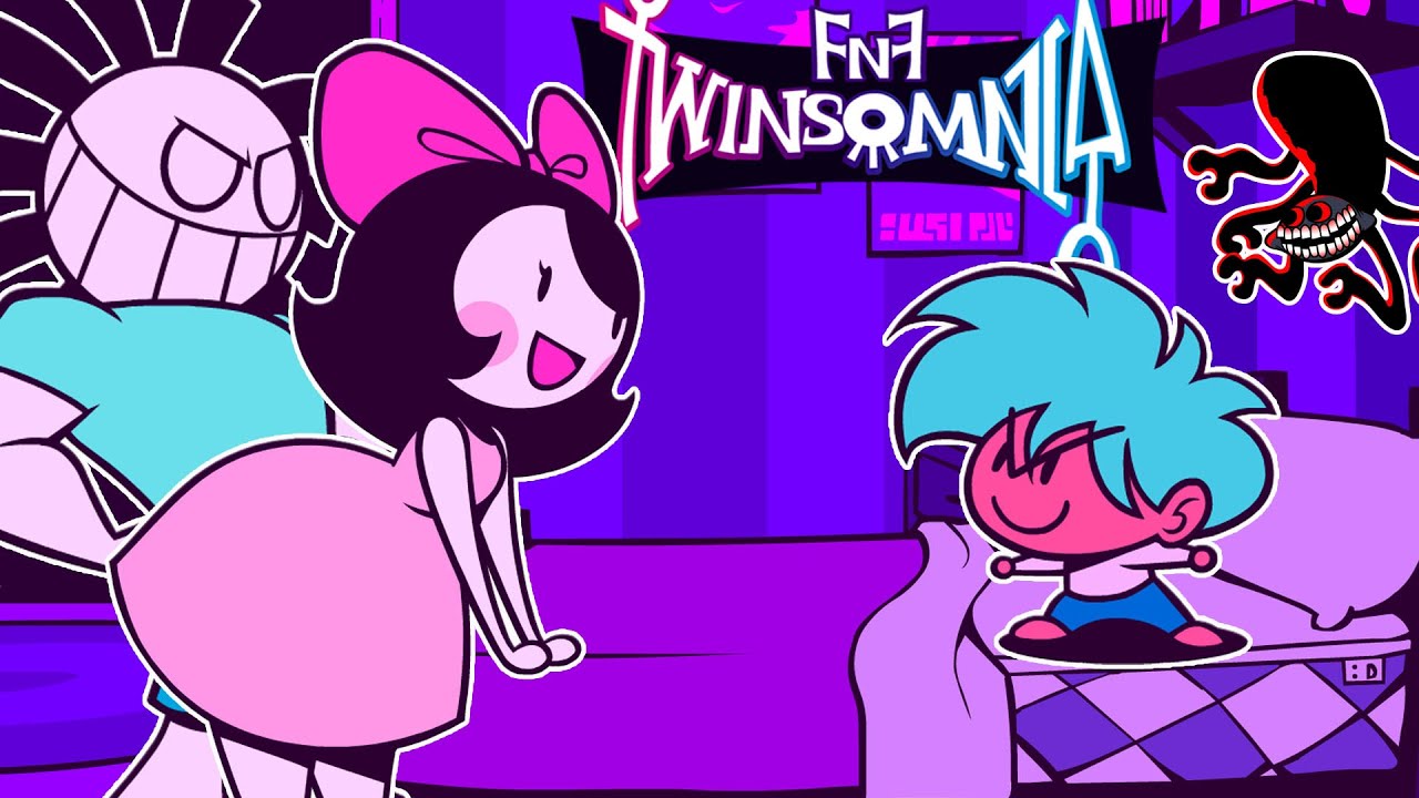 Twinsomnia FNF mod play online, FNF Boy and Girl Twinsomnia unblocked  download