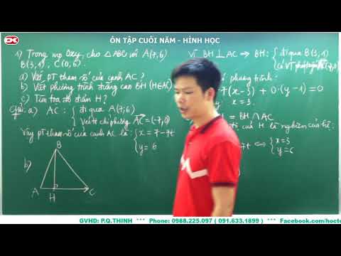 Toán 10 - Ôn tập học kì 2 ( Hình học tự luận )