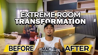 AMAZING ROOM MAKEOVER | MACHOWOODWORKS |  ROOM TRANSPORMATION | FIT-OUT FOR BEDROOM