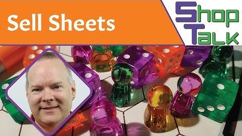 Cravon Studios Shop Talk - Sell Sheets