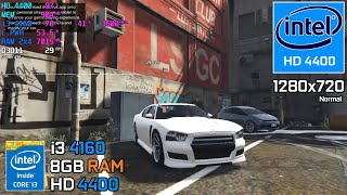 Gta V 5 Intel Core I3 4160 Hd 4400 720P Low