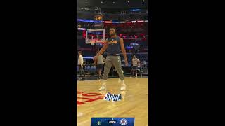 Donovan Mitchell Pregame Warmup