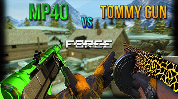 Bullet Force - MP40 vs. Tommy Gun!