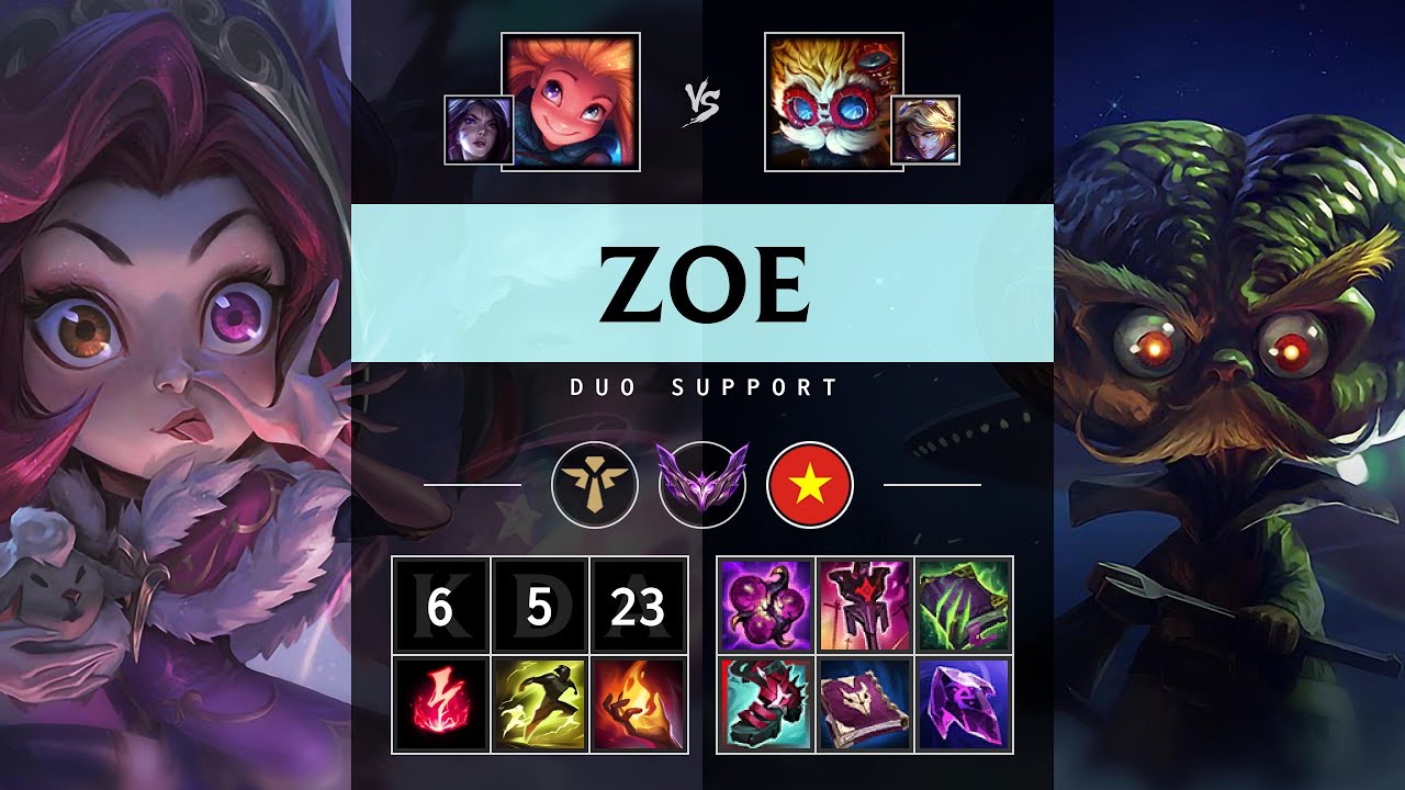 Zoe Support vs Heimerdinger - VN Master Patch 25.06