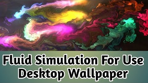 Fluid Simulation Wallpaper bilkul free kaise banaye mobile se #shorts #fluidsimulation #wallpapers