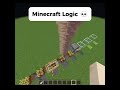 Minecraft Logic?💀 #minecraft #shorts