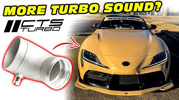 CTS Turbo High flow TURBO Inlet Pipe SUPRA MK5 Install
