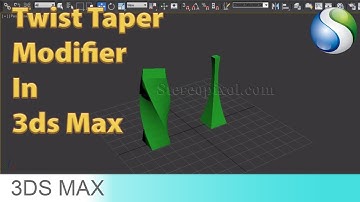 Twist Taper modifier 3Ds Max