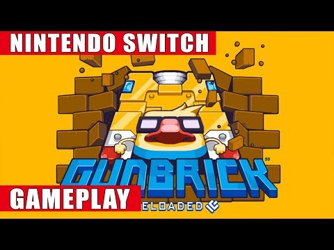 Gunbrick: Reloaded Nintendo Switch Gameplay