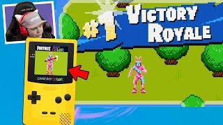 PLAYING Fortnite on the GAMEBOY mobile... (Gameplay Reaction)