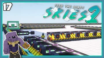 Building a Max Size Particle Accelerator – One Step Closer to the Pyramid | FTB Skies 2 Ep. 17