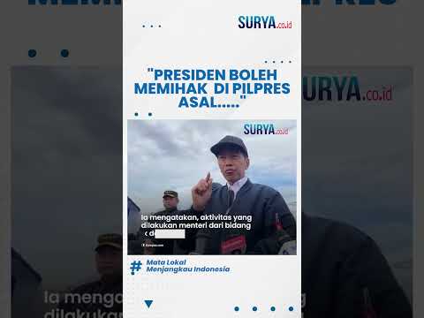 INI KATA Presiden Jokowi soal Pilpres: Presiden &amp; Menteri Boleh Memihak dalam Pilpres, Asalkan...