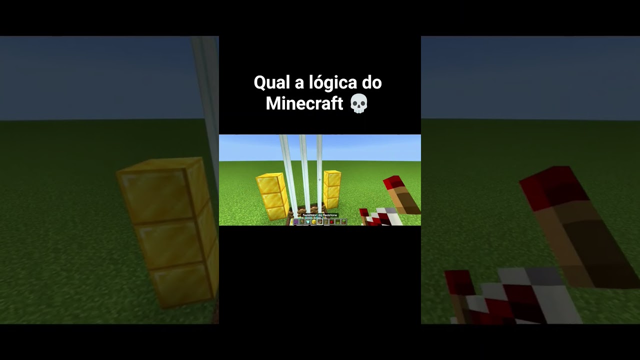 Qual a lógica do Minecraft 💀#minecraft #shorts