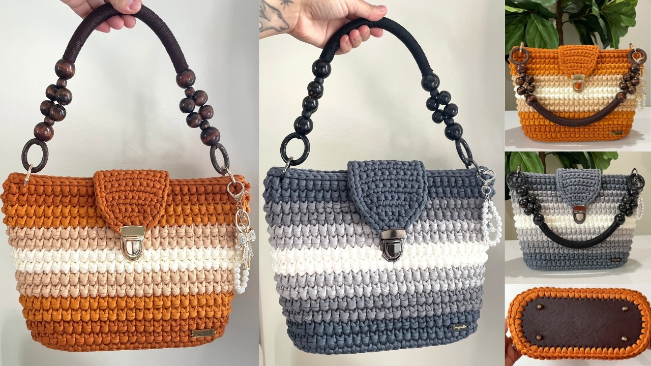 Простая и красивая вязаная сумка крючком | Подходит для начинающих 🧶