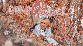 A VERY COZY FALL WEEK // pumpkin muffins, forest adventures & spooky books