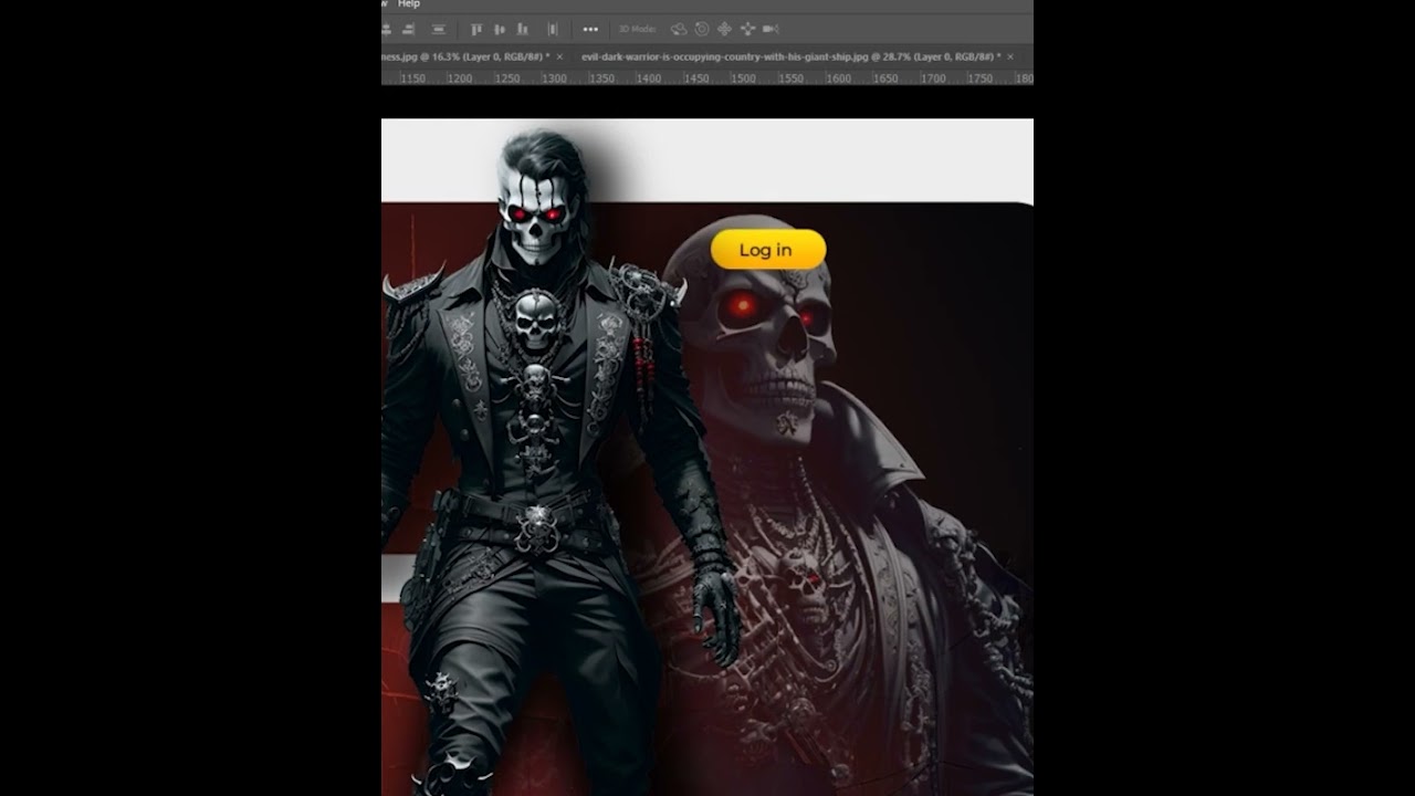 Art Ape Gaming Website Design Timelapse Short