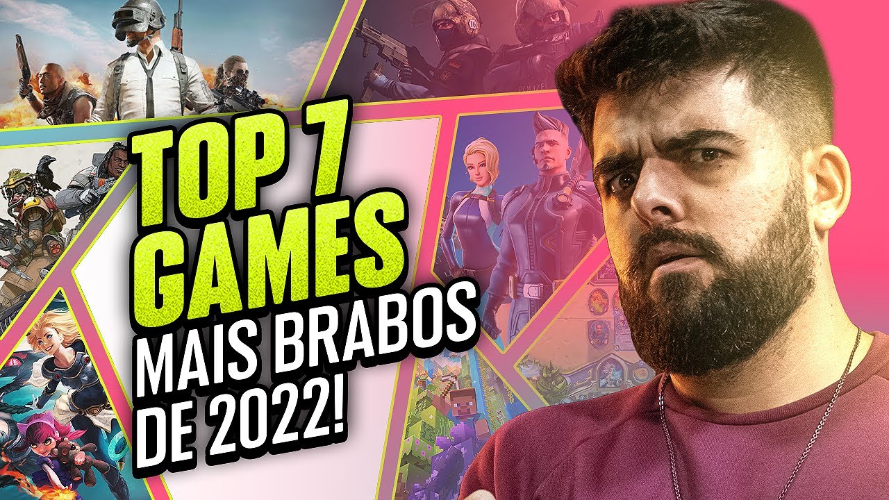 OS 7 JOGOS MAIS JOGADOS DO MUNDO EM 2022! 