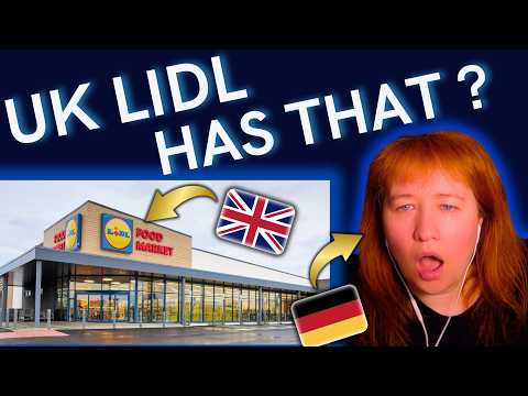 German reacts to "CHEAPEST GROCERY STORE IN THE UK - LIDL" by HappyHauls