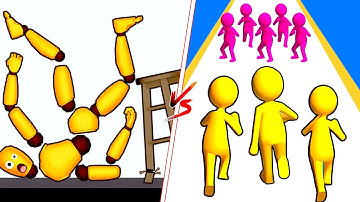 Kick & Break vs Join Blob Clash 3D 🦵💥🧠🎯 Max Levels Gameplay Walkthrough (Android/iOS) SHN4 NH