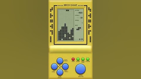 Tetris Classic Brick Game v.3 #games #tetris #brickgame #trendinggame