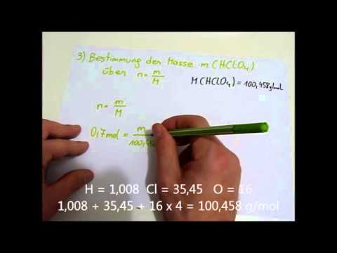 Massenanteil w(x) (Massenbruch): Theorie und Rechenbeispiel