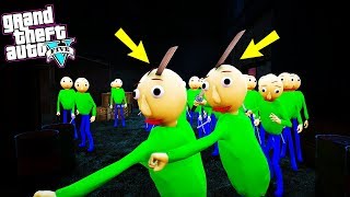 YÜZLERCE BALDİ BENİ KOVALADI! - GTA 5 Baldi's Basics Mod