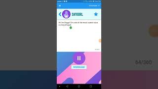 My Favorite Voice On Voiceforge Is Shygirl