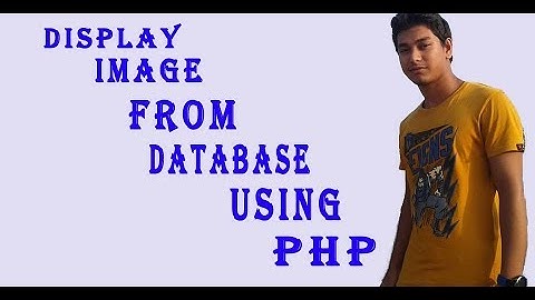 Display image from database using php