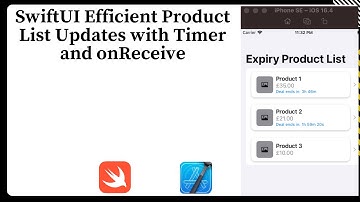 SwiftUI: Efficient Product List Updates Using Timer and onReceive