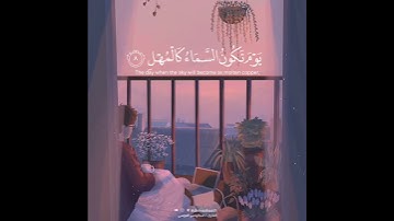 قرآن كريم🌹 بصوت الشيخ عبد الرحمن العوسي👍 حالة وتس اب✔️ دينيه ❤️