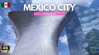 4K WALK MEXICO CITY Chapultepec to Polanco CDMX [FULL VERSION] Documentary Walking Tour Travel Guide