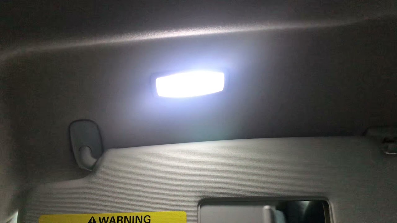 VW Golf mk4 Sun visor light from Golf mk8 YouTube