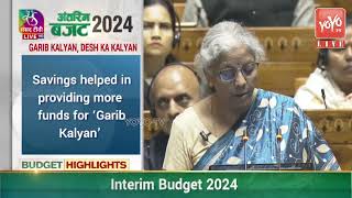 Garib Kalyan Desh Ka Kalyan | Interim Budget 2024 | Nirmala Sitharaman | PM Modi | YOYO TV Malayalam