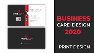 Professional Business Card Design Tutorial Adobe Illustrator