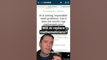 Will AI replace mathematicians one day? Who knows. We are not anywhere near that time yet. #math #ai