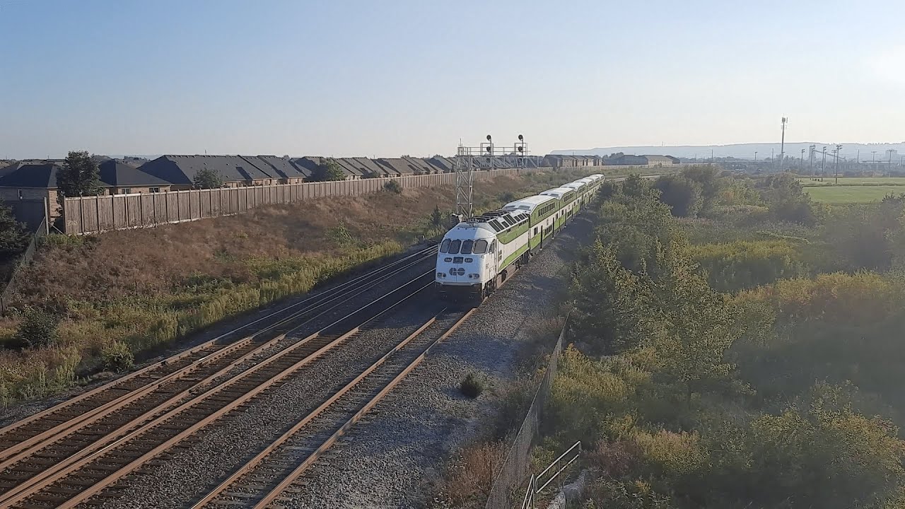 Afternoon Rush-Hour-Railfanning EP.7: Eight GO Trains at Milton East Bridge! September 17, 2021