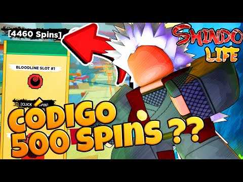 CODIGO 500 SPIN SHINOBI LIFE 2 [ FUNCIONANDO ] - SHINDO LIFE 