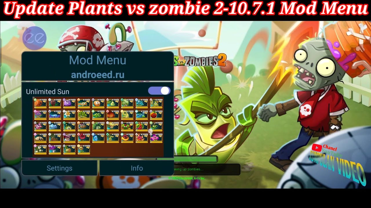 🔥 Download Plants vs Zombies 2 11.0.1 [Mod menu] APK MOD