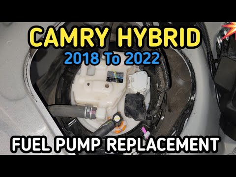 Toyota Camry Hybrid Fuel Pump Replacement 2018 to 2022 - YouTube