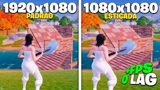 COMO DEIXAR A TELA ESTICADA NO FORTNITE CAPÍTULO 7! (MELHORES RESOLUÇÕES)