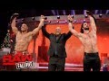 Kurt angle engages in emotional postmatch celebration with jason jordan raw fallout dec 25 2017