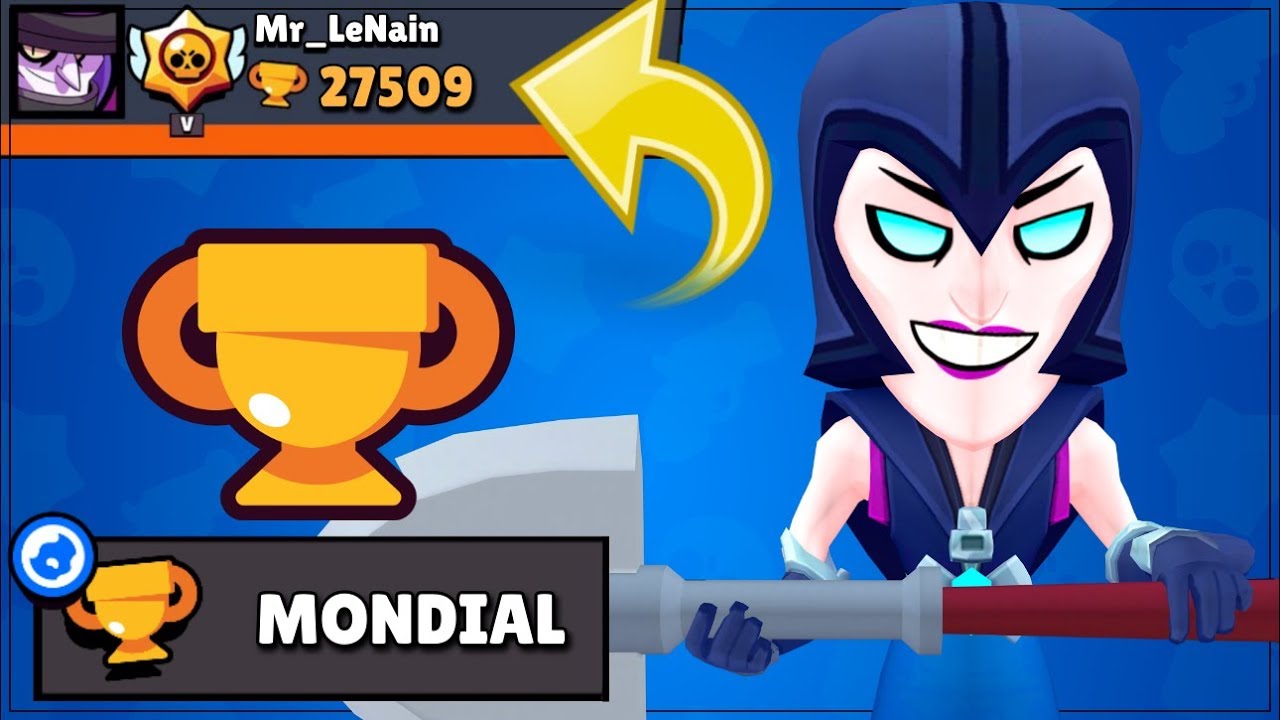 Brawl Stars Il Bat Le Record Du Monde De Trophees En Live 27500 Youtube - brawl star bronze trophé